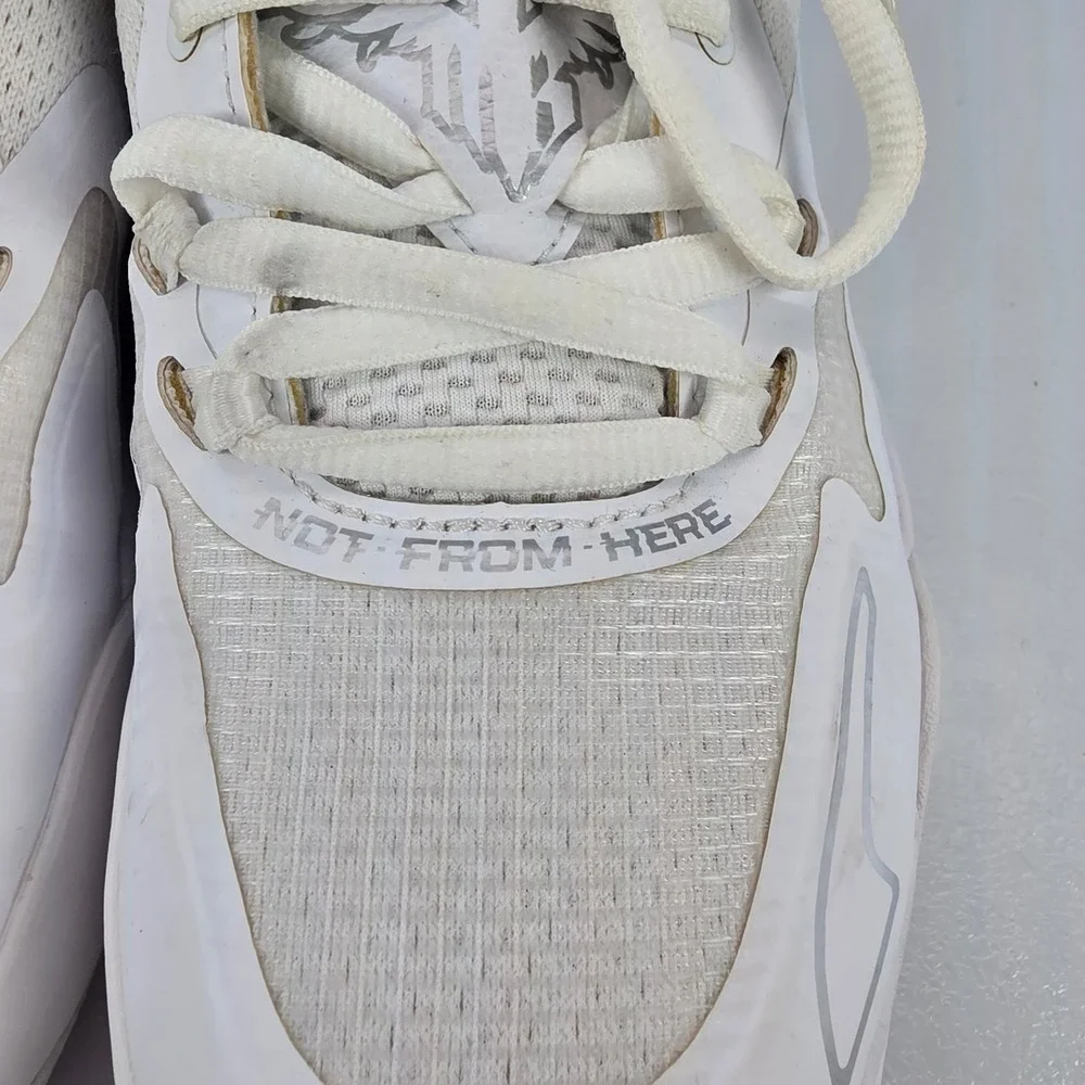 Puma MB.01 Low Not From Here Basketball‎ Shoes Men's Sz 8.5 White 376941-04